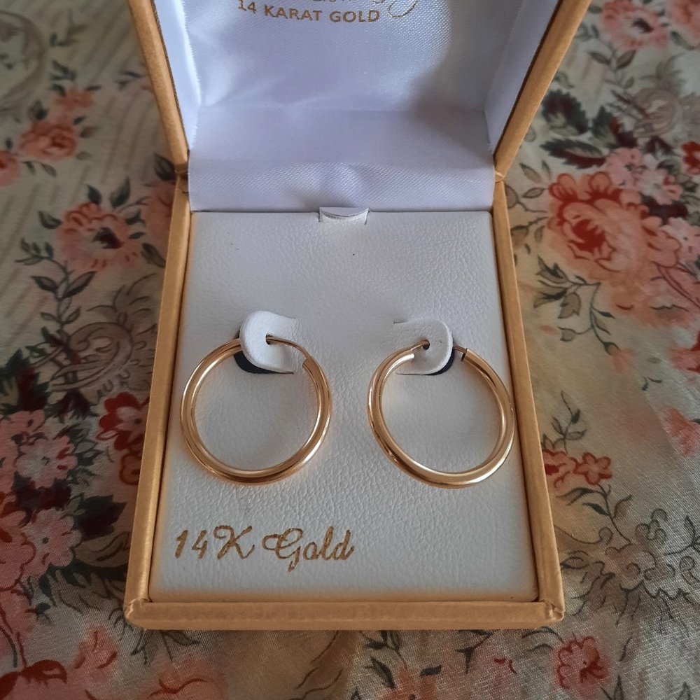 Vermeil Infinity Hoop Earrings AVAILABLE JUNE 1